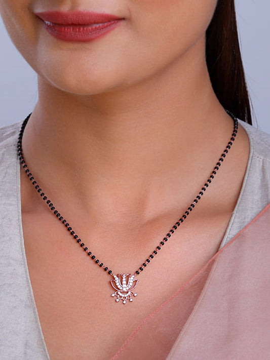 Rose Gold Damara Mangalsutra