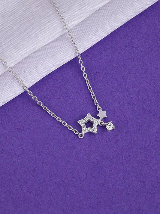 Silver Magical Stardust Necklace