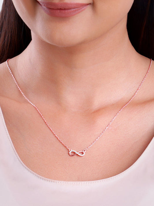 Rose Gold Infinia Necklace