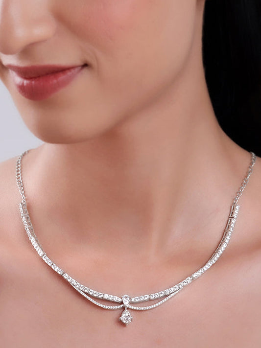 Silver Eva Necklace