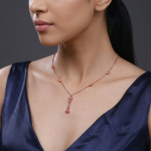 Rose Gold Symphony Necklace