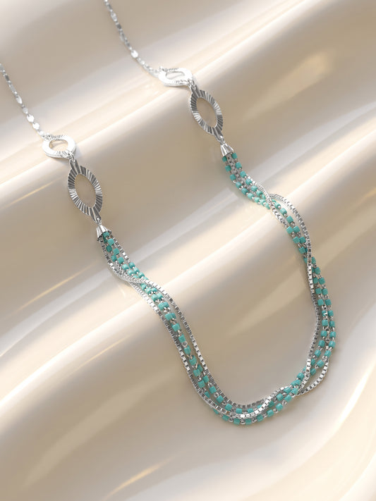 Silver Levitating Necklace