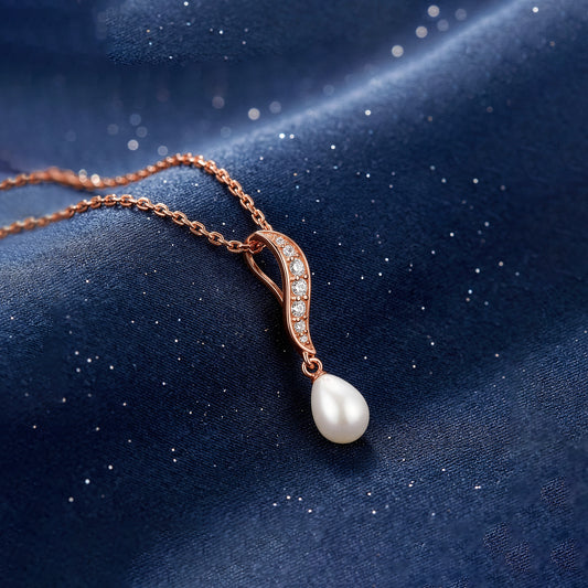 Rose Gold Unforgettable Pendant With Link Chain