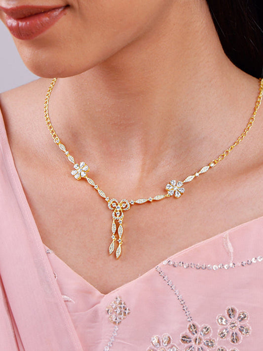 Golden Aurora Elegance Necklace