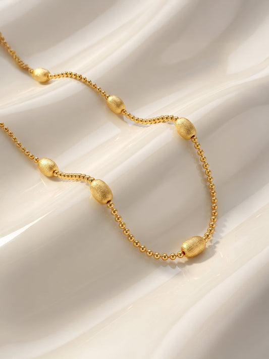 Golden Minimal Glow Necklace
