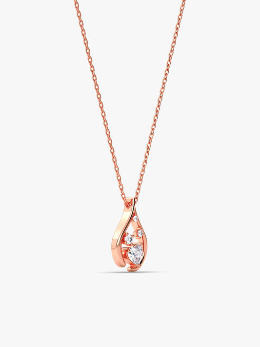 Kriti Sanon Rose Gold All of Me Necklace