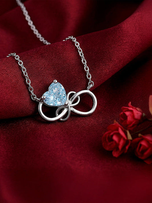 Silver Unending Love Necklace