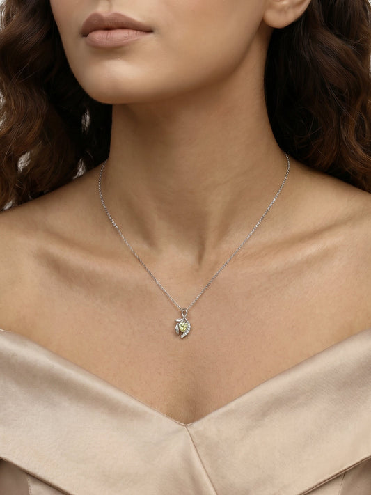 Silver At Last Pendant With Link Chain