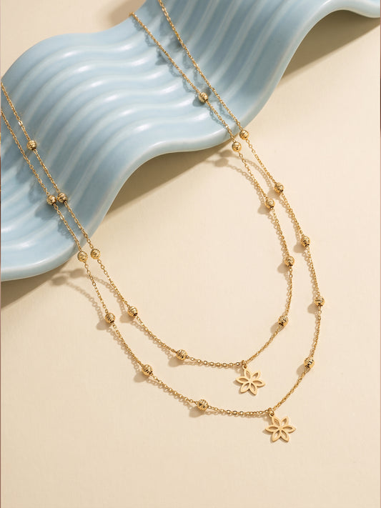 Golden Piece of Me Layered Necklace