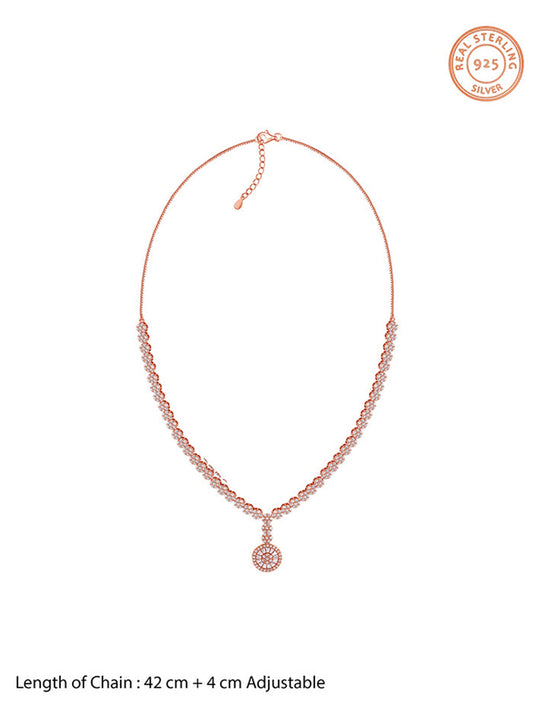 Rose Gold Aundh Necklace