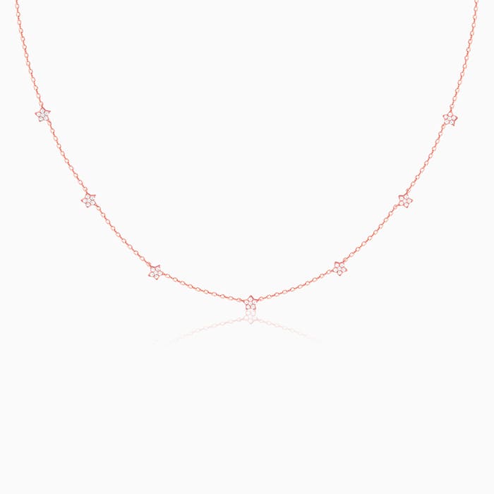 Rose Gold Star Constellation Necklace – GIVA - Main Image