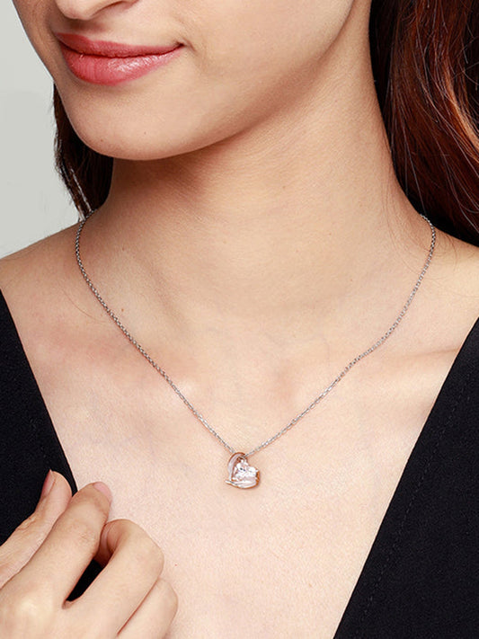Silver Angel Wings of Protection Necklace