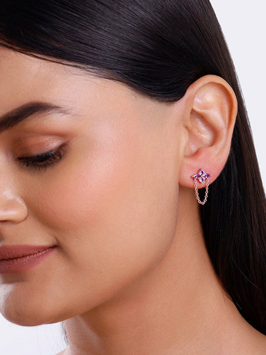 Rose Gold Cassia Ear Piercings