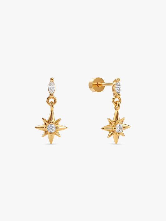Golden Sunny Ear Piercings