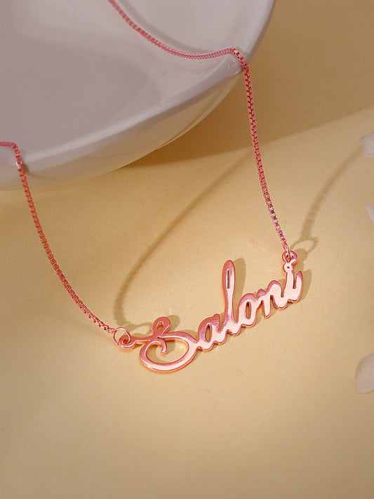 Rose Gold Personalised Eternal Necklace