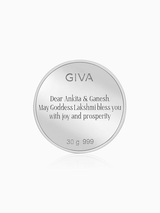 Silver Lakshmi Coin - (30g)