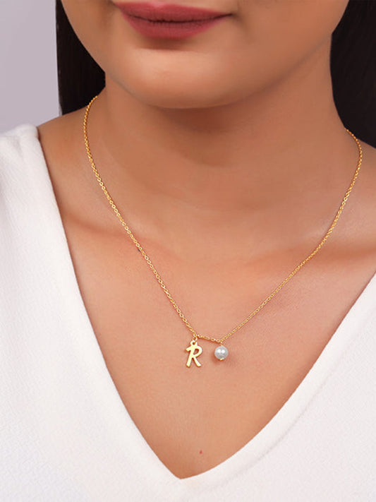 Golden Personalised Chic Necklace
