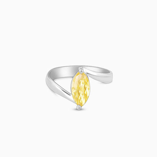 Silver Sunshine Sparkle Ring