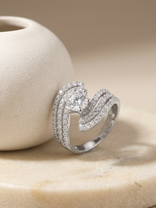 Silver Mystic Mirage Ring