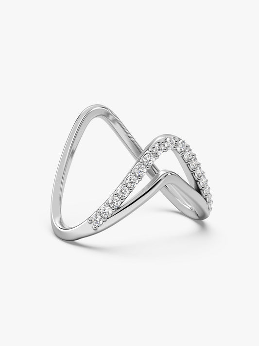 Silver Sparkling Spirits Vanki Ring