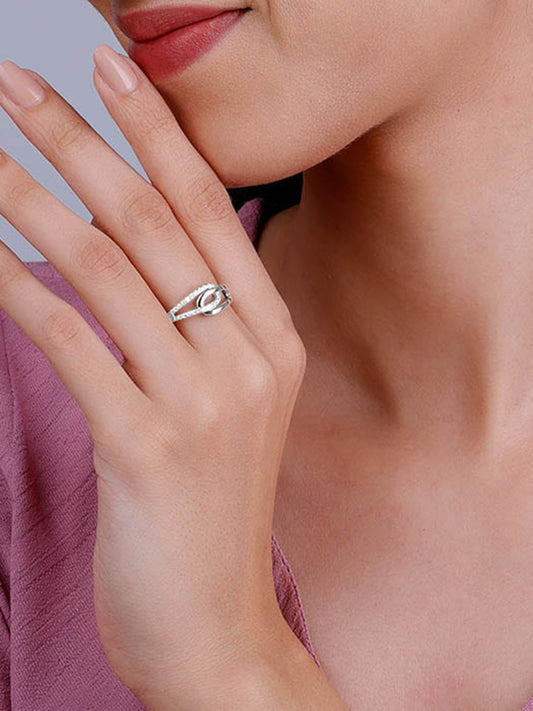 Silver Convergence Ring