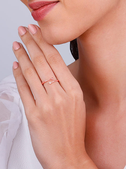 Rose Gold Starlit Ring