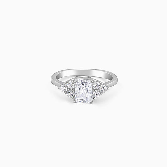 Silver Baguette Perfection Ring
