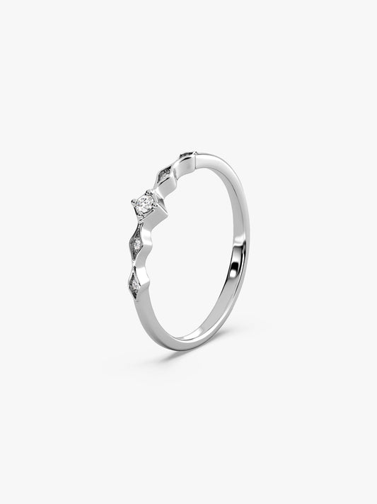 Silver Flamme Ring