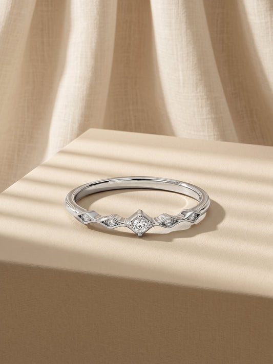 Silver Flamme Ring