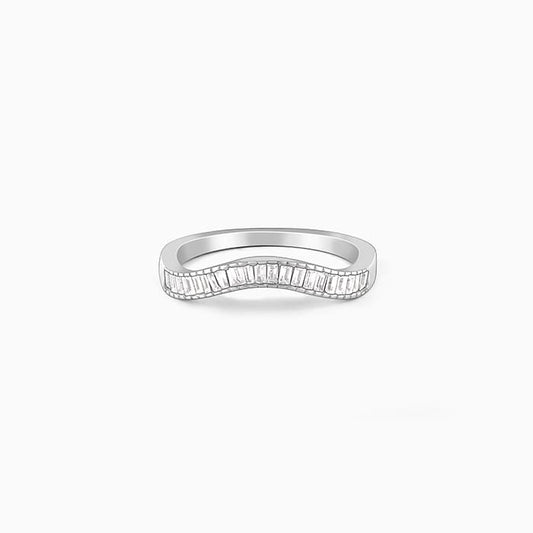 Silver Hillock Ring