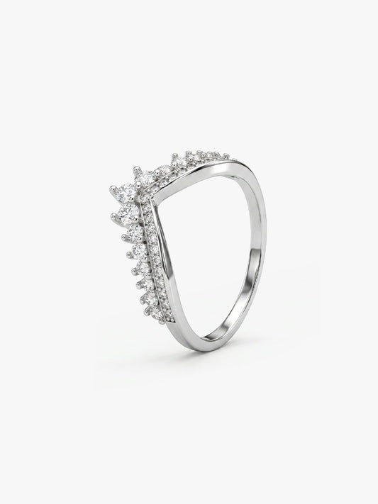 Silver Mesmerising Vanki Ring