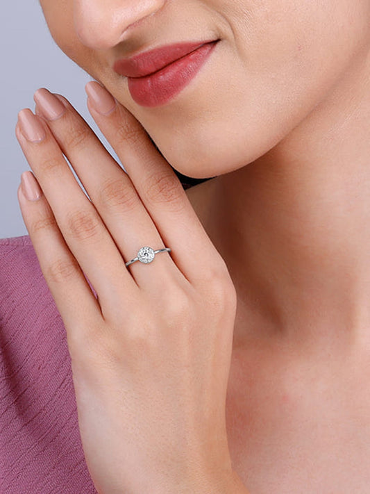 Silver Lovely Moments Ring