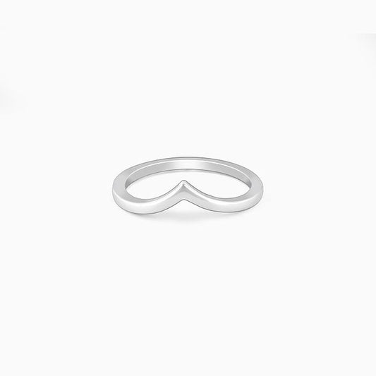 Silver Basic Stackable Vanki Ring