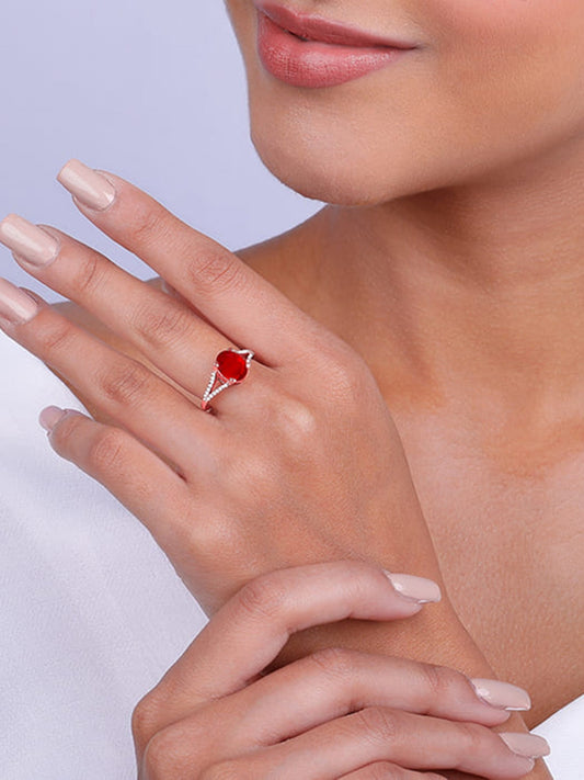 Rose Gold Epic Romance Ring