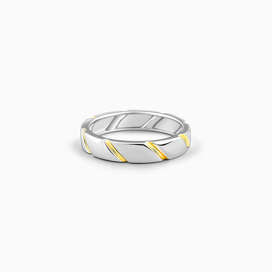 Dual Tone Charismatic Ring For Him