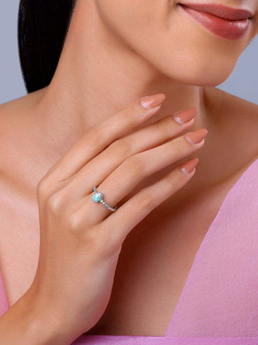 Silver Girl Boss Ring