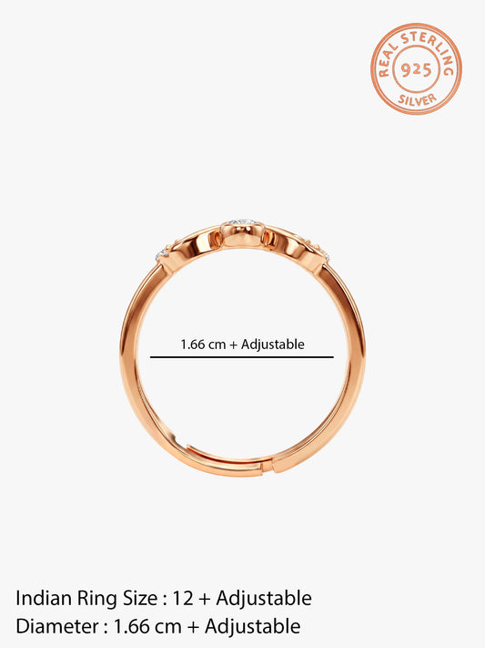 Rose Gold Infiniheart Ring