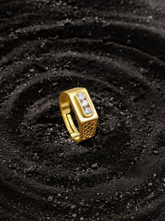Golden Eternal Bliss Ring for Him
