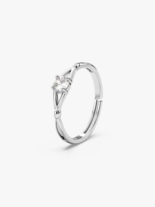 Silver Dainty Darling Ring