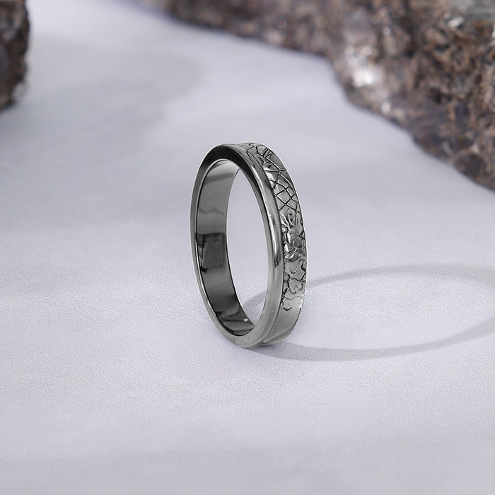 Buy Latest Black Rhodium Ring For Him Online Men's Collection