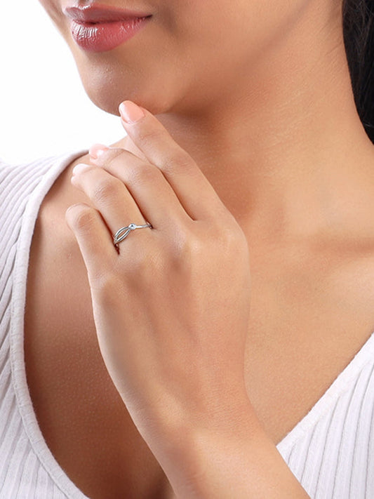 Silver Layered Chic Ring