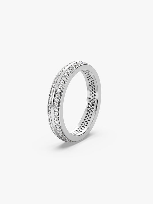 Silver Bold Fate Ring For Him