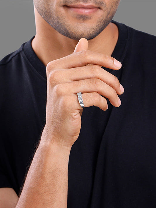 Silver Eternal Gleam Ring For Him