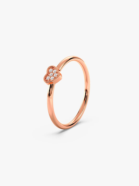Rose Gold Love Vow Ring