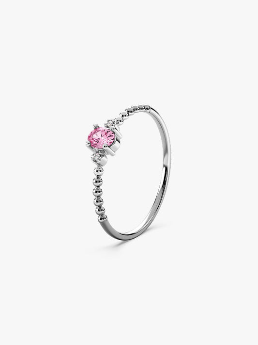 Silver Aurora Marquis Ring