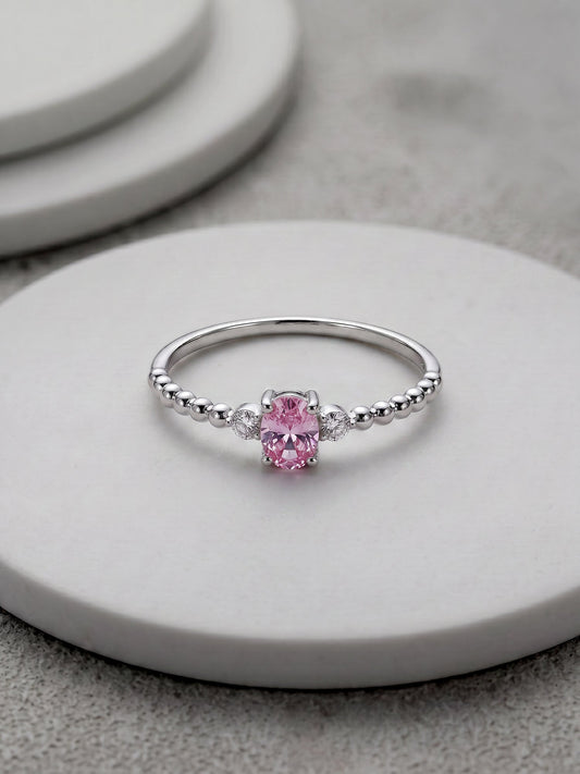 Silver Aurora Marquis Ring