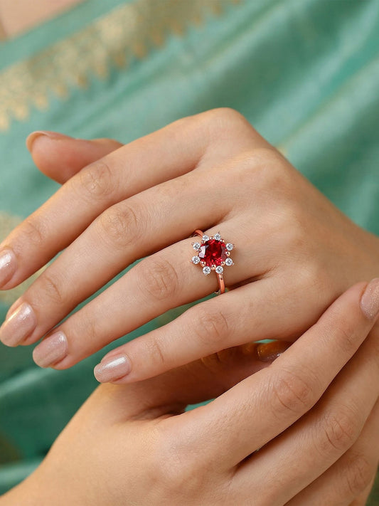 Rose Gold Pomona Ring