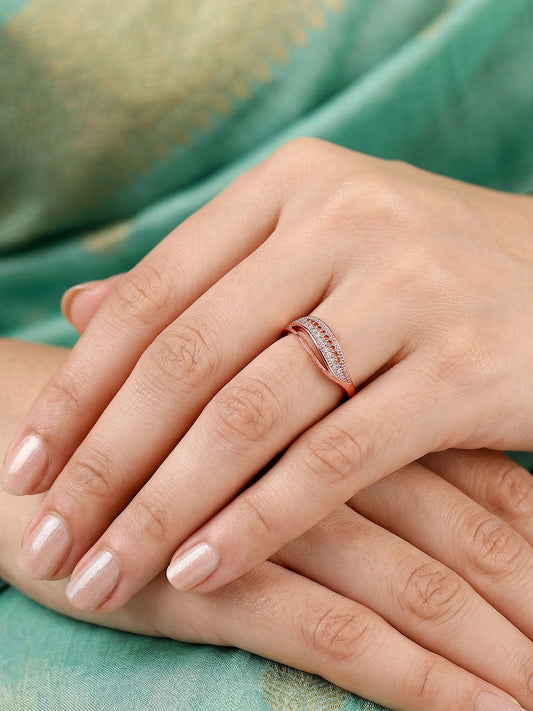 Rose Gold Guanyin Ring