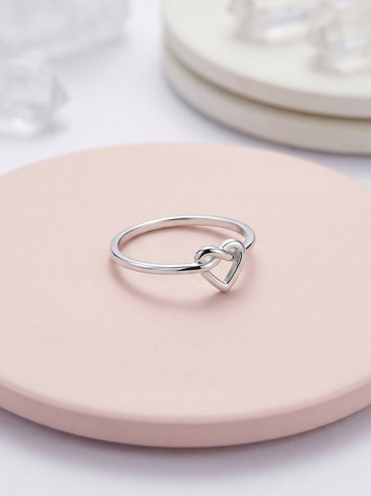 Silver Love Knot Ring