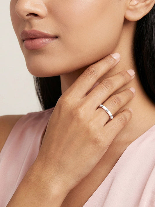 Silver Imperial Stack Rings